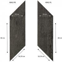 ПВХ плитка FORBO EFFECTA PROFESSIONAL Дизайн 4042 PRPL Black Fine Oak PRO